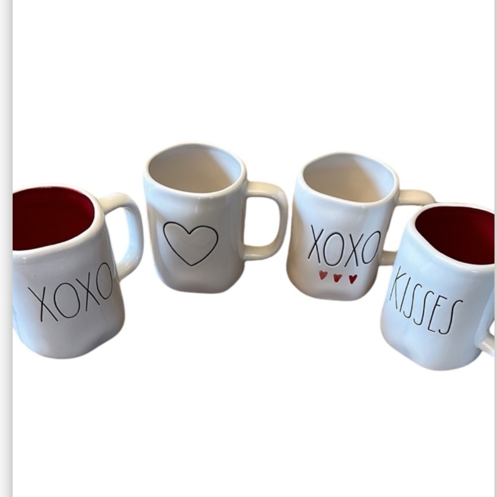 RAE DUNN mug set Valentins Day